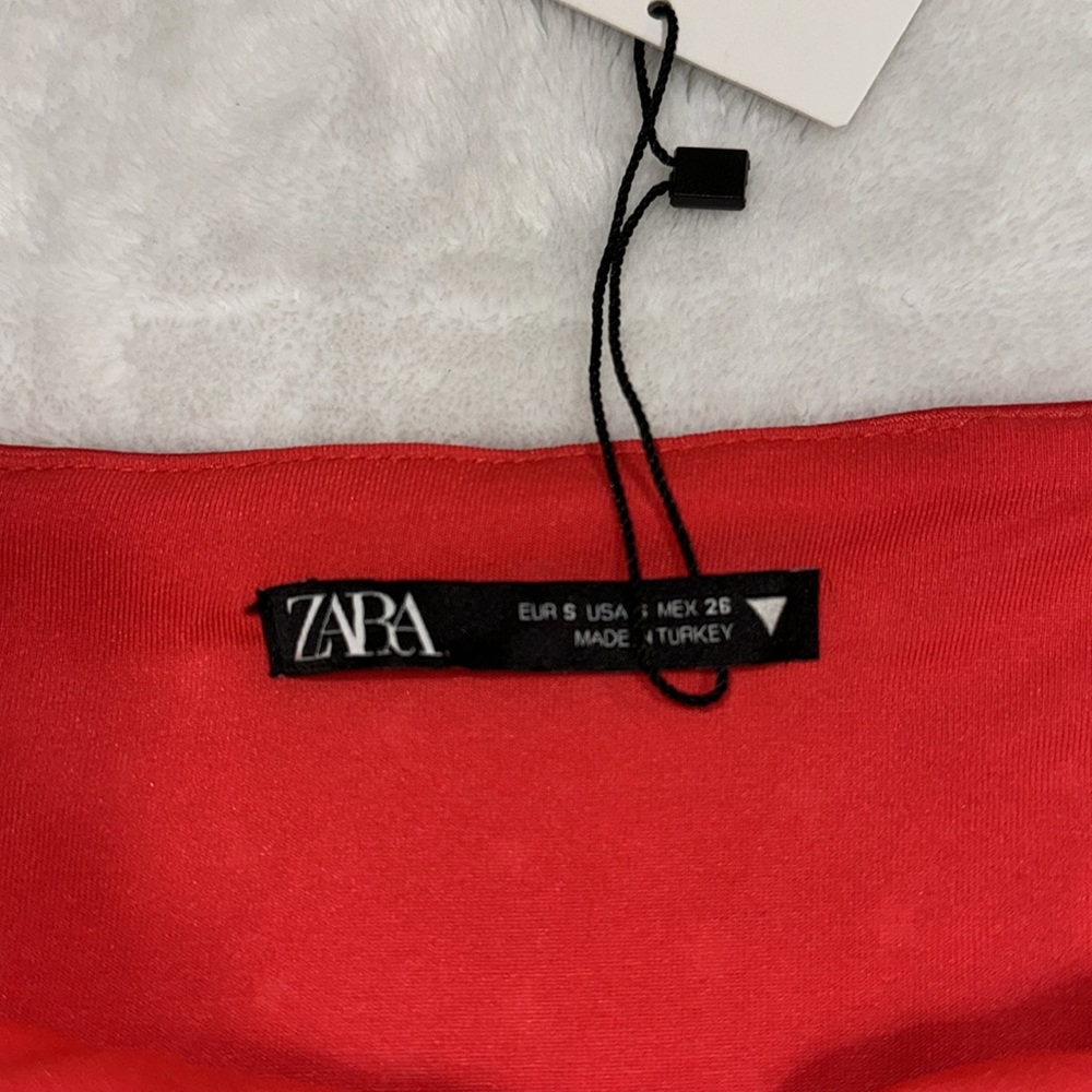 NWT ZARA- Size S, Red & White Star Bodysuit - Picture 3 of 4